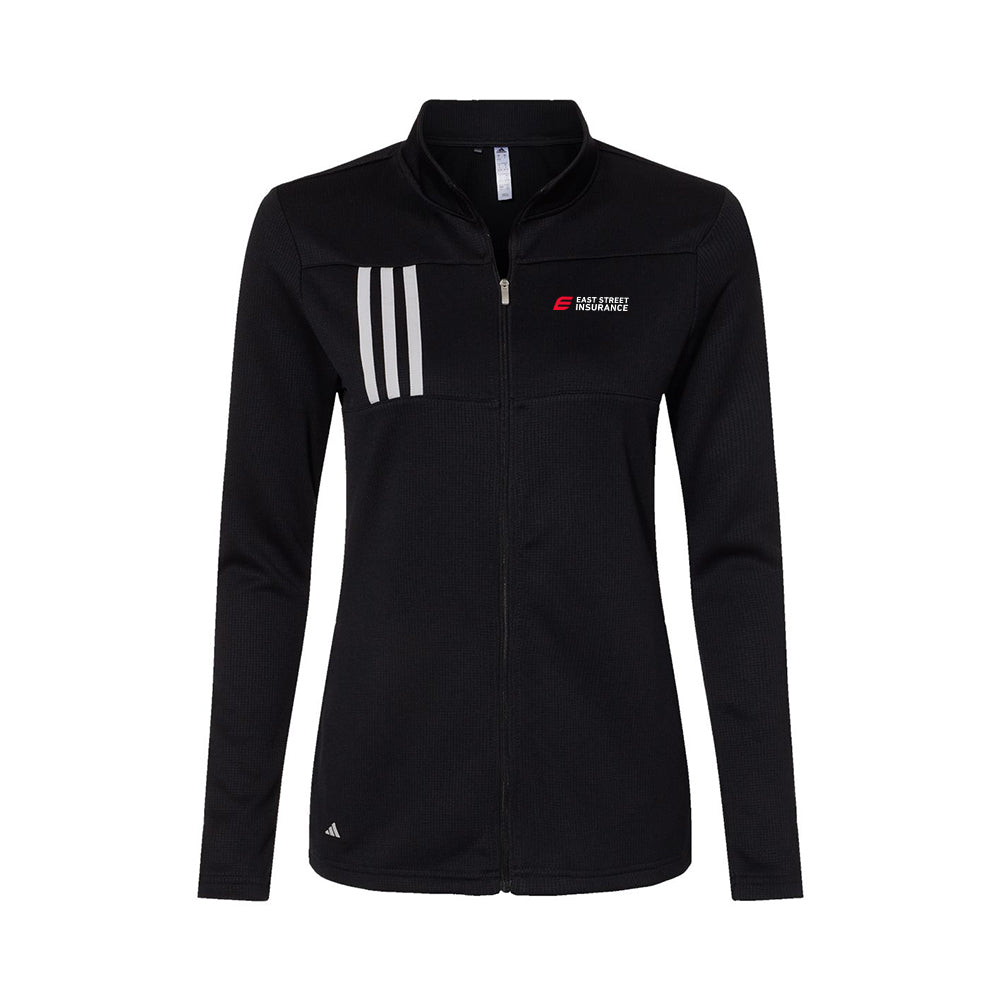 East Street - Adidas Women's 3-Stripes Double Knit Full-Zip