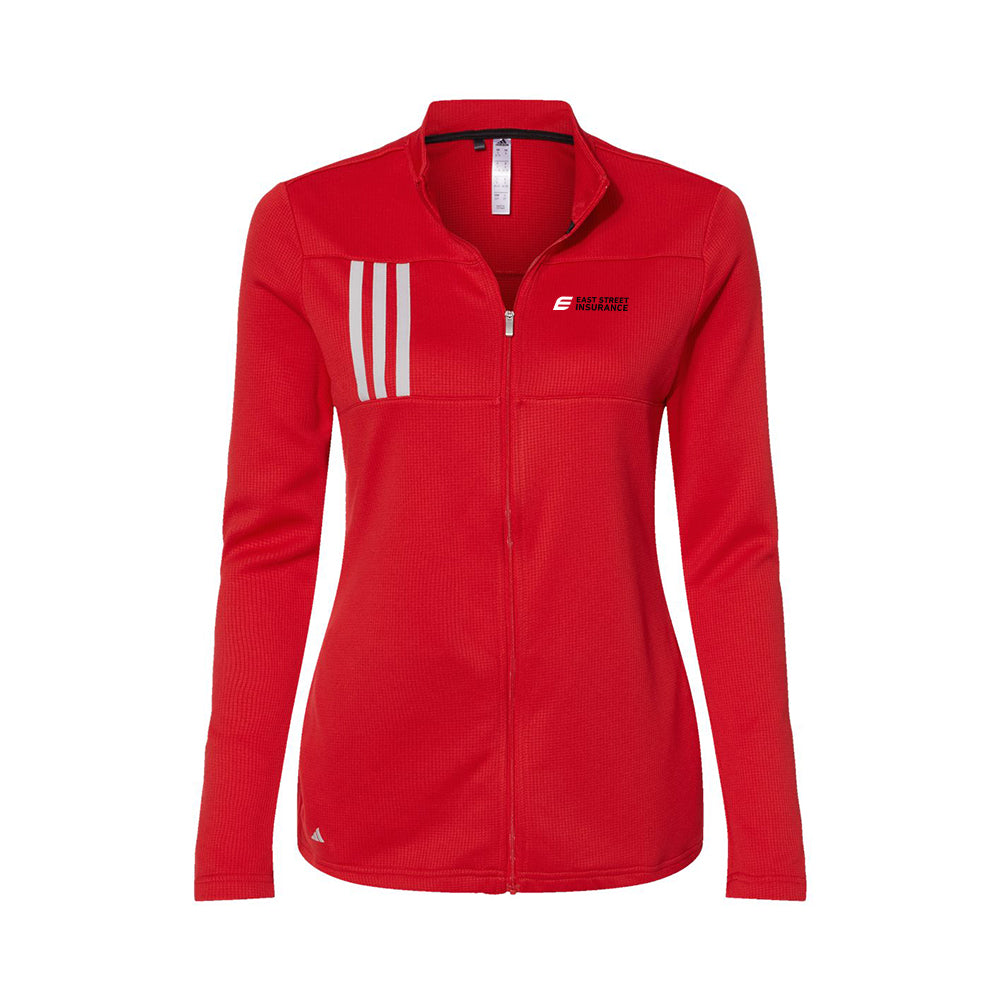 East Street - Adidas Women's 3-Stripes Double Knit Full-Zip