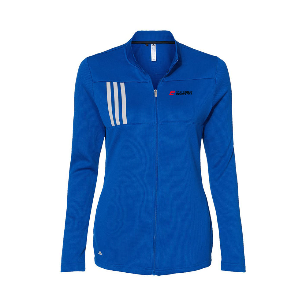 East Street - Adidas Women's 3-Stripes Double Knit Full-Zip