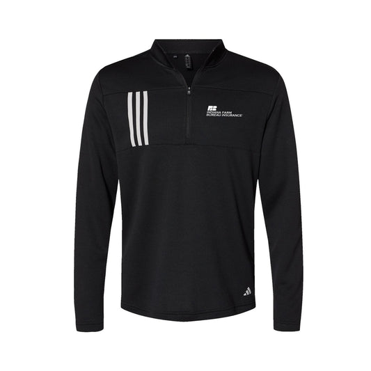 Tier 3 - Adidas 3-Stripes Double Knit Quarter-Zip Pullover