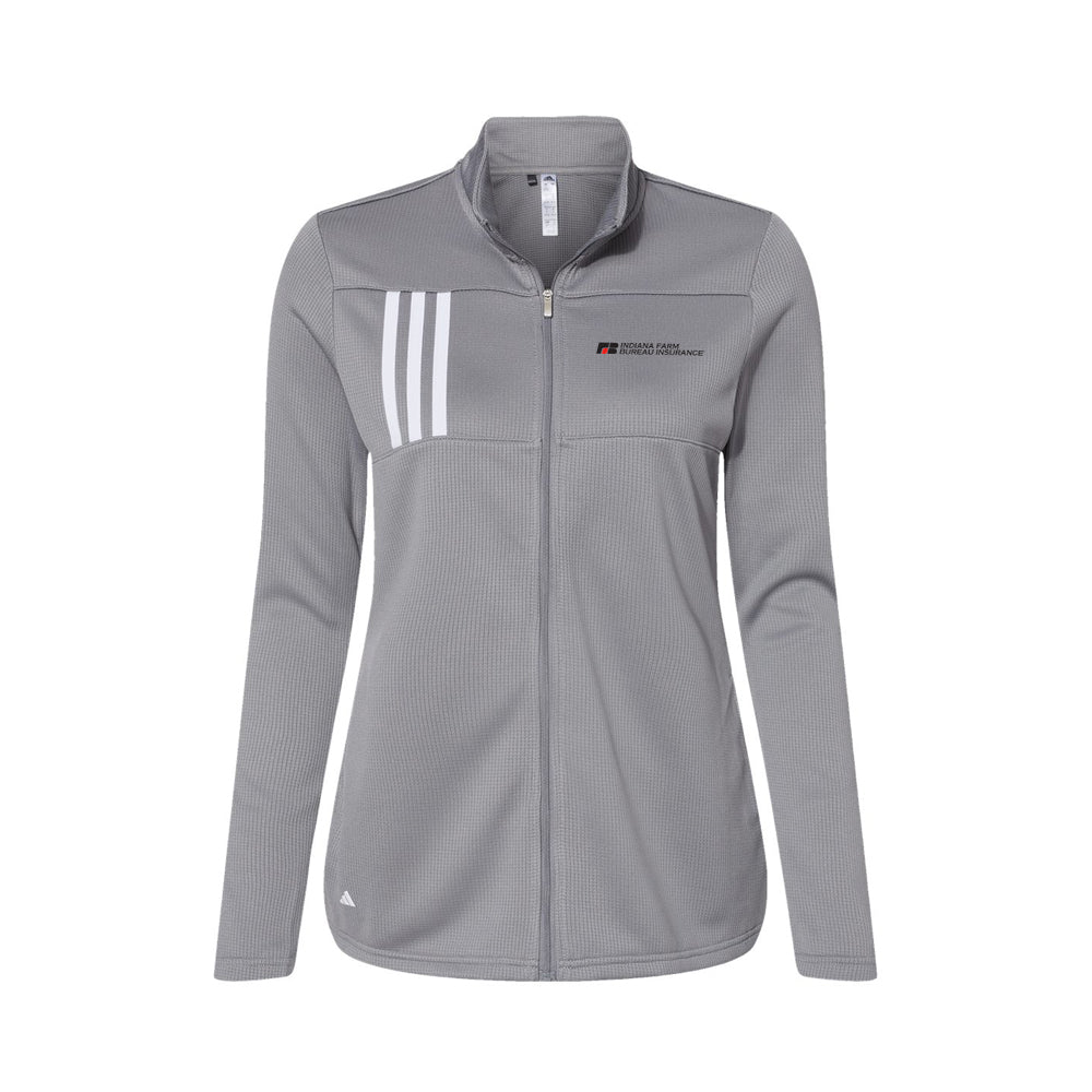Tier 2 - Adidas Women's 3-Stripes Double Knit Full-Zip