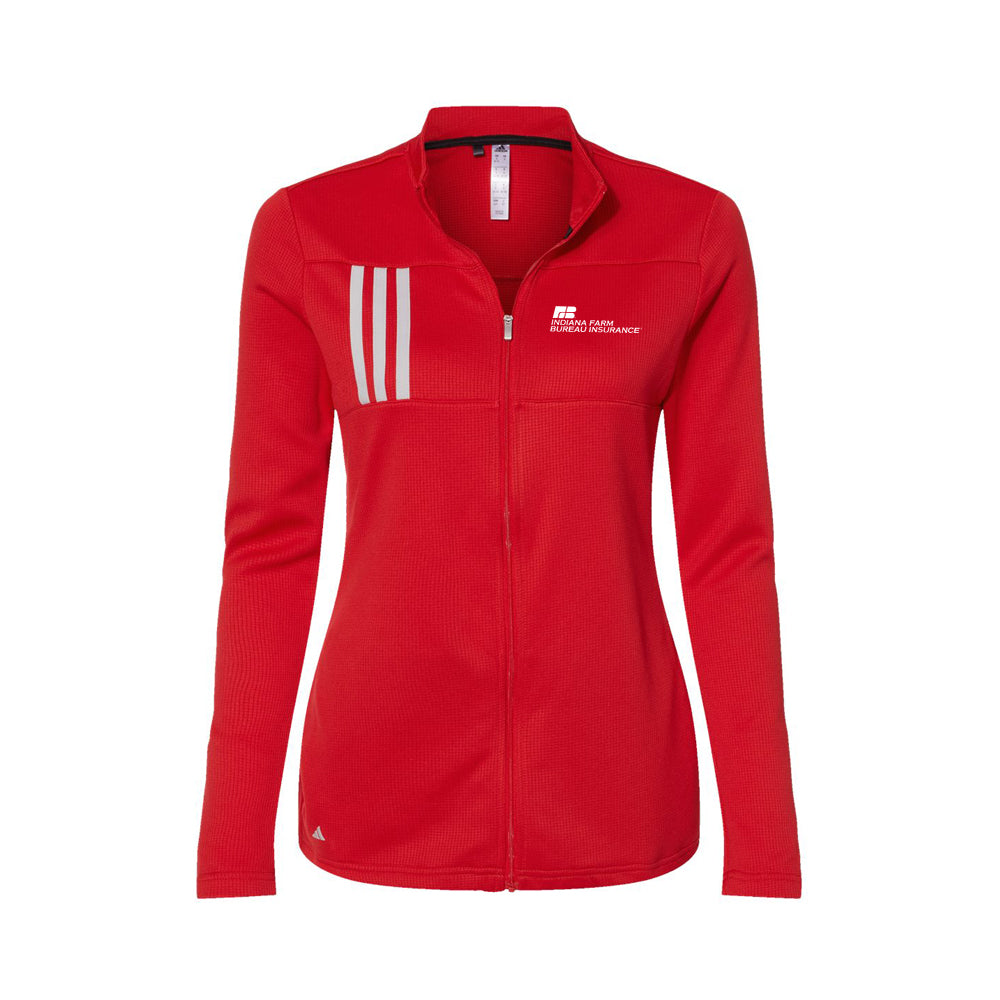 Tier 3 - Adidas Women's 3-Stripes Double Knit Full-Zip