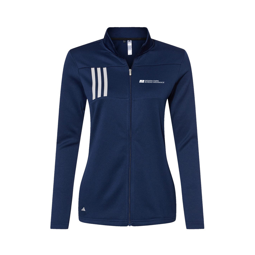 Tier 2 - Adidas Women's 3-Stripes Double Knit Full-Zip