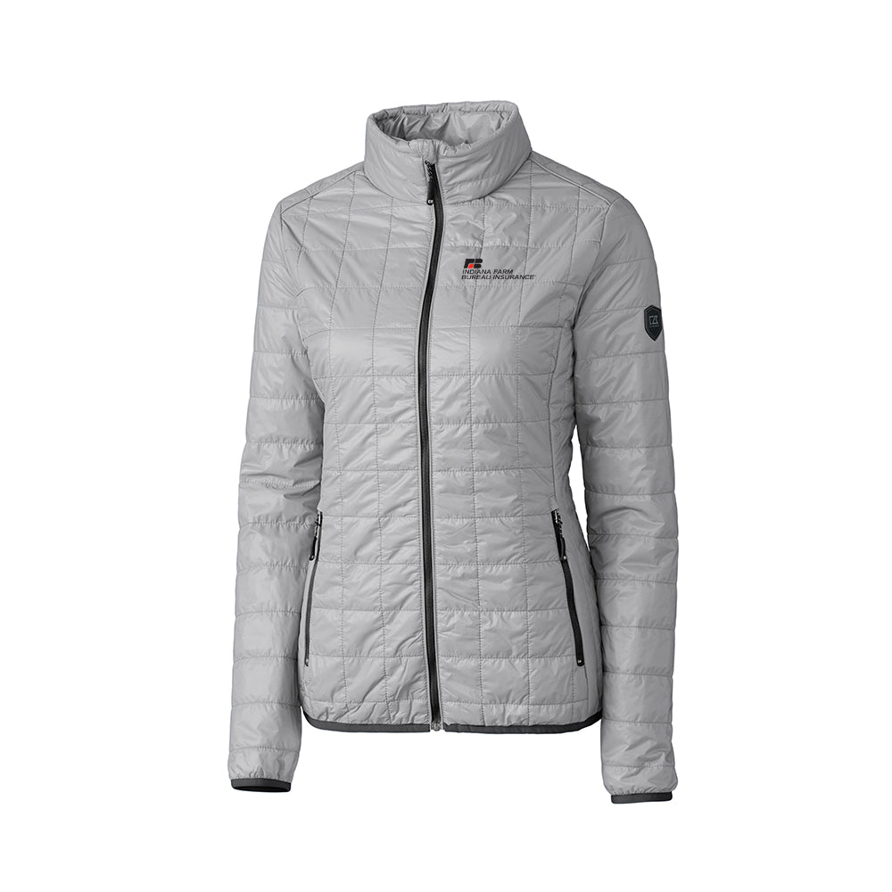 Tier 3 - Cutter & Buck Rainier PrimaLoft Womens Eco Insulated Full Zip Puffer Jacket