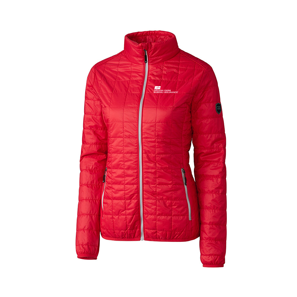 Tier 3 - Cutter & Buck Rainier PrimaLoft Womens Eco Insulated Full Zip Puffer Jacket