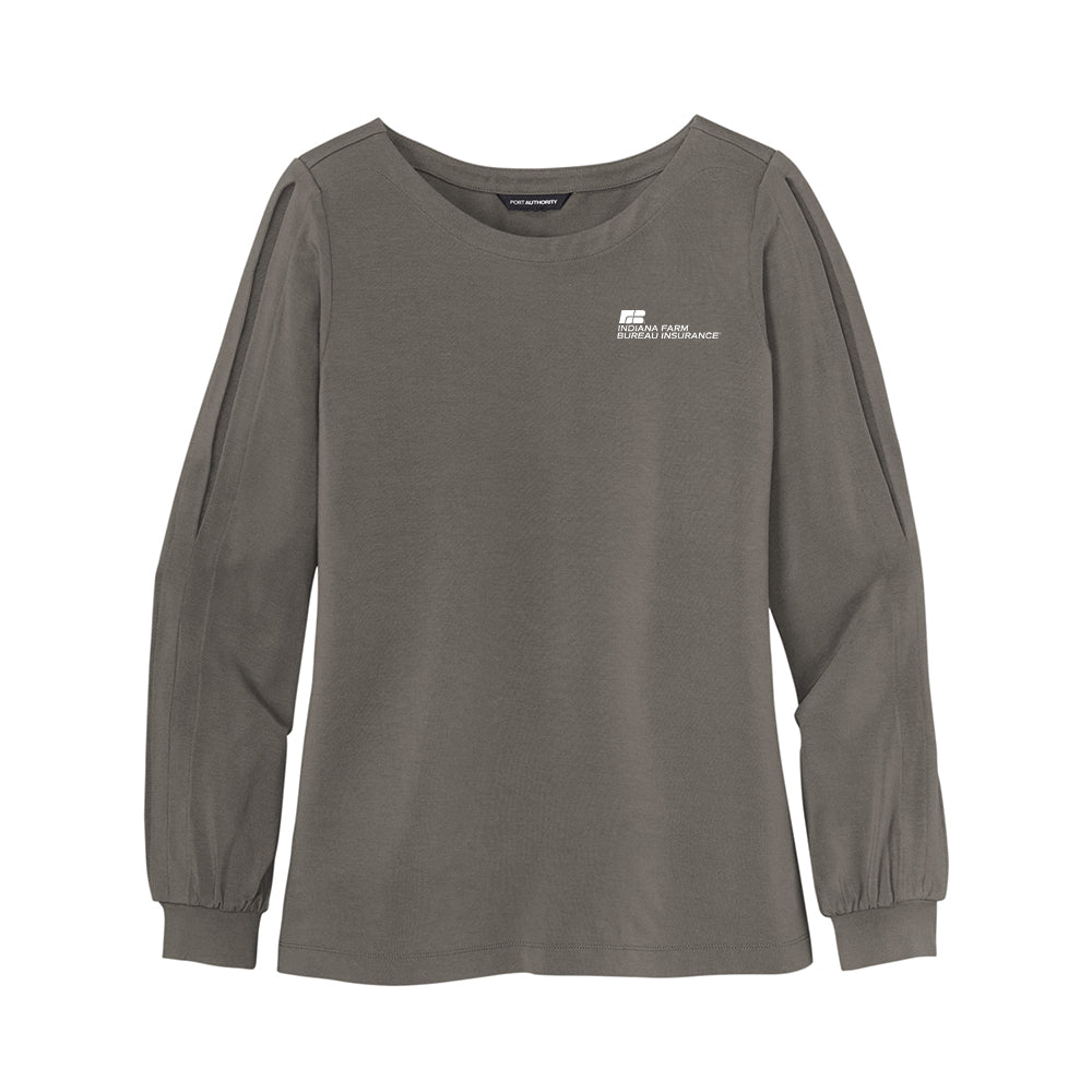 Tier 3 - Port Authority Ladies Luxe Knit Jewel Neck Top