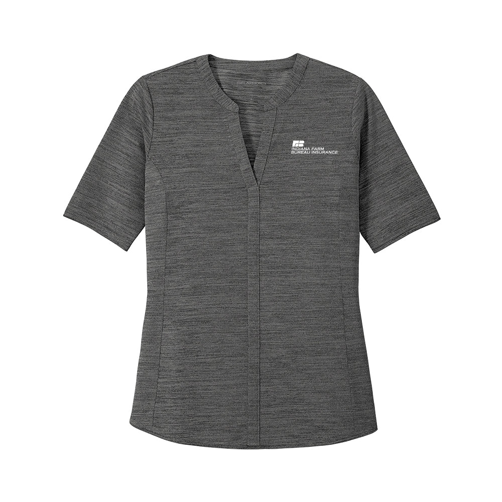 Tier 3 - Port Authority Ladies Stretch Heather Open Neck Top