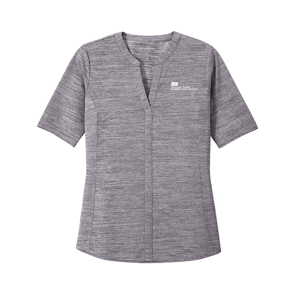 Tier 3 - Port Authority Ladies Stretch Heather Open Neck Top