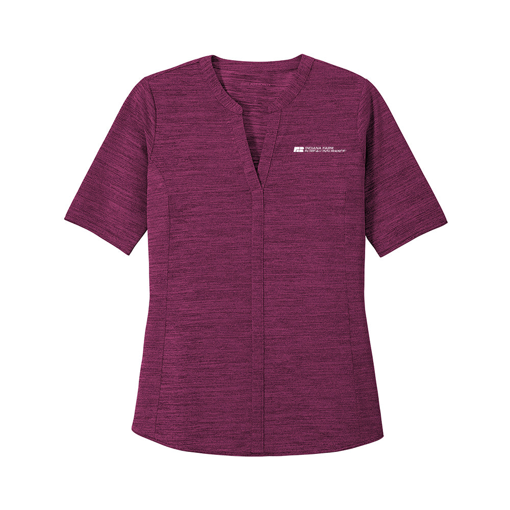 Tier 2 - Port Authority Ladies Stretch Heather Open Neck Top