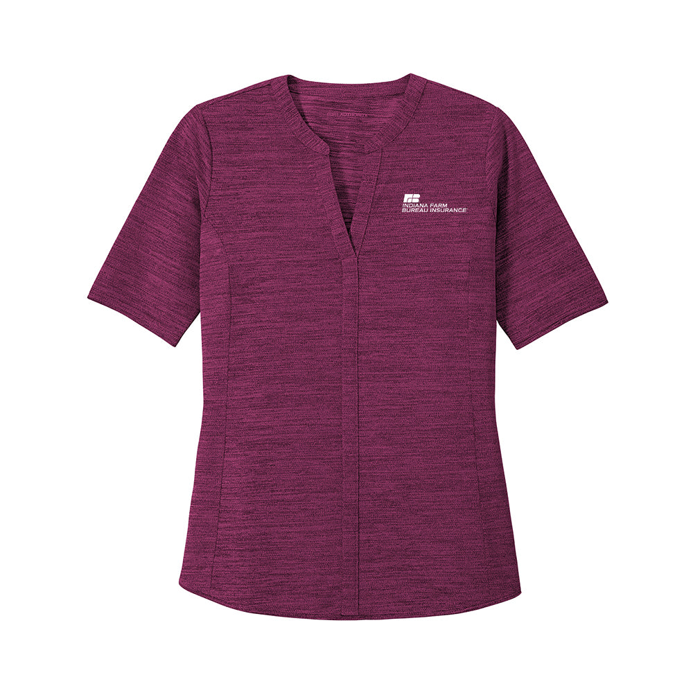 Tier 3 - Port Authority Ladies Stretch Heather Open Neck Top