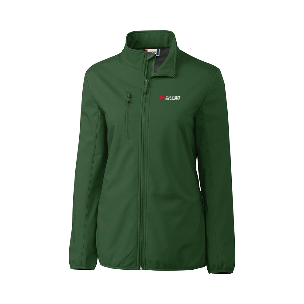 East Street - Clique Trail Stretch Softshell Full Zip Womens Jacket