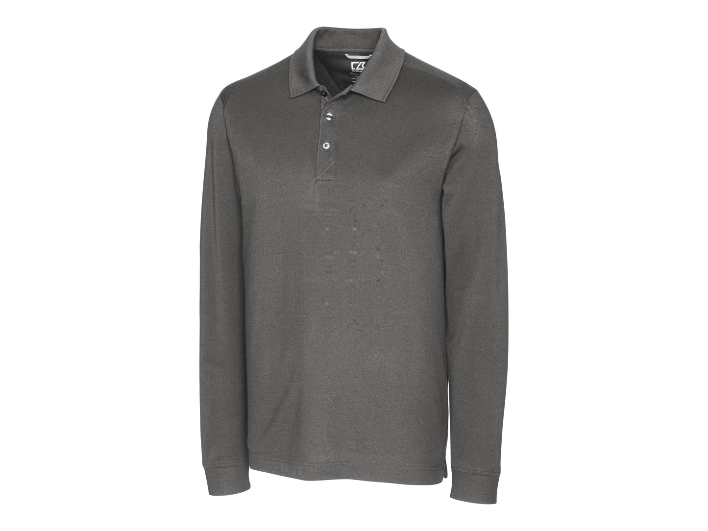 East Street - Cutter & Buck Advantage Tri-Blend Pique Mens Long Sleeve Polo
