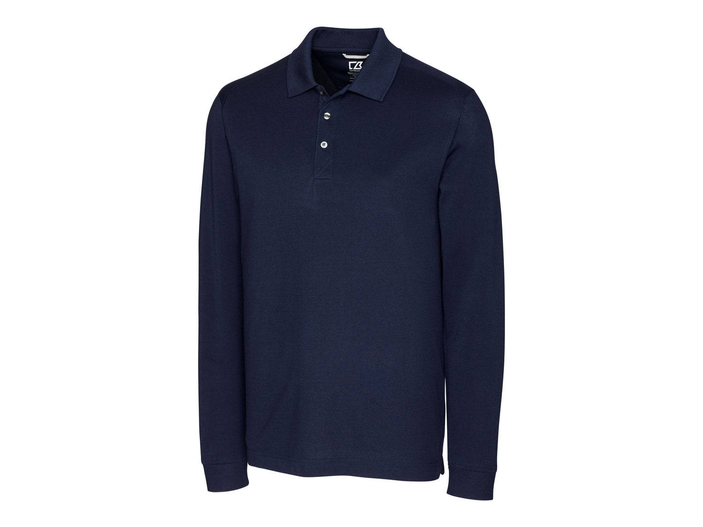 East Street - Cutter & Buck Advantage Tri-Blend Pique Mens Long Sleeve Polo