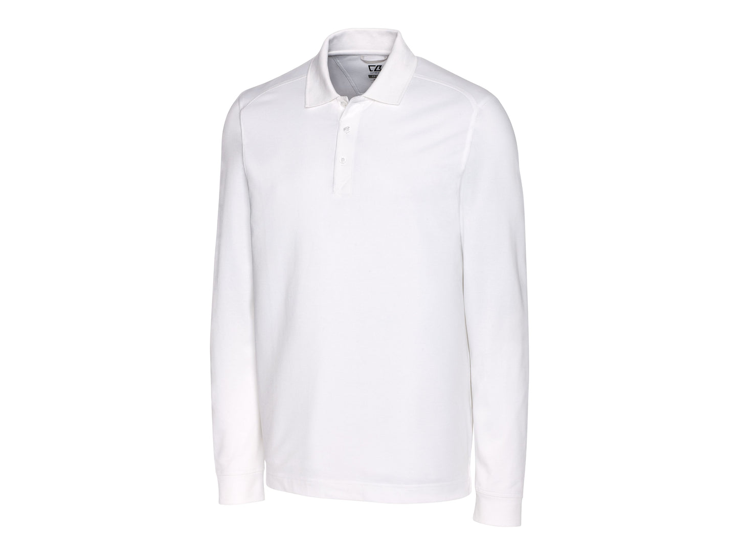 East Street - Cutter & Buck Advantage Tri-Blend Pique Mens Long Sleeve Polo