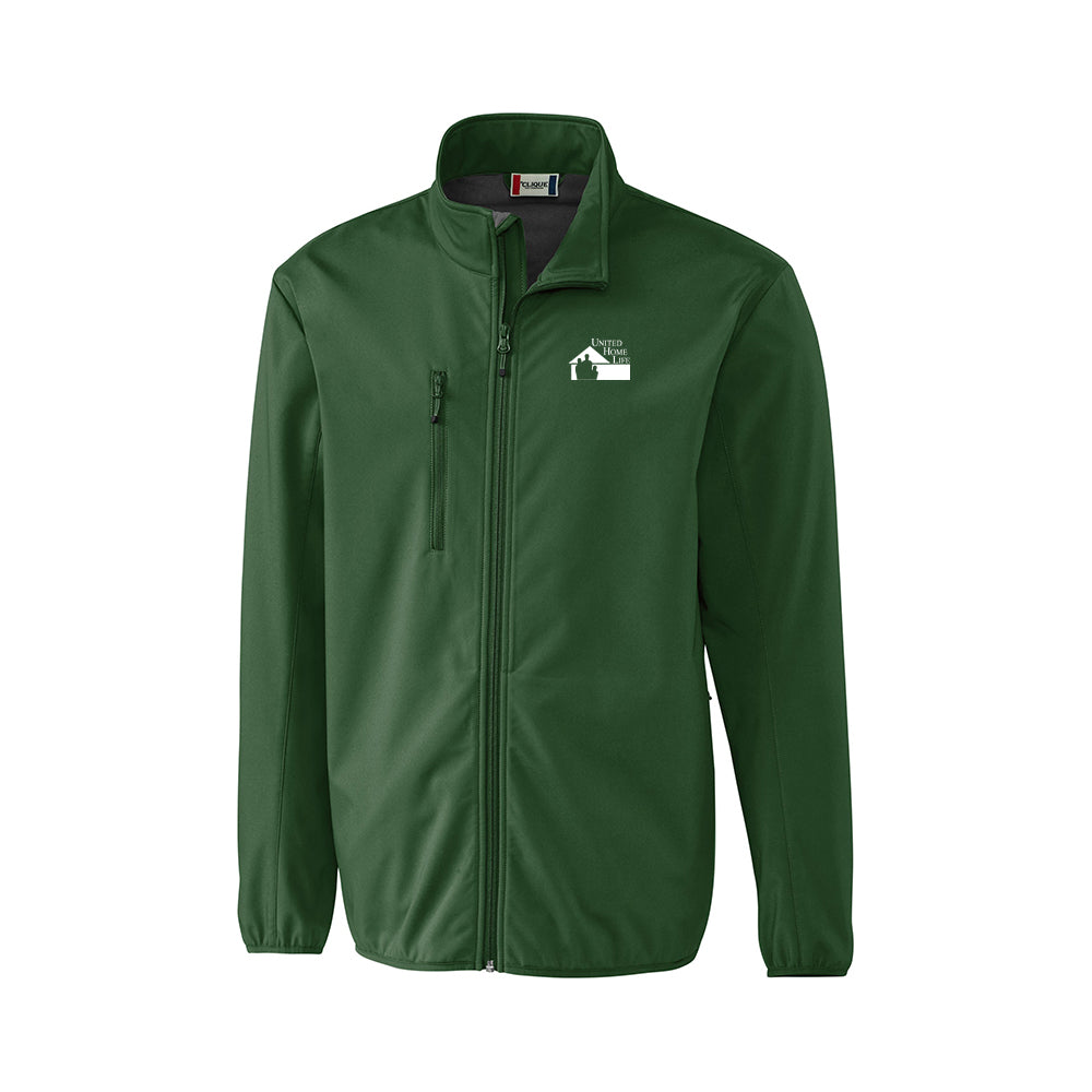 UHL - Clique Trail Stretch Softshell Full Zip Mens Jacket