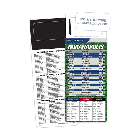 M.B.C. Sport Schedules - Indianapolis '25 Season [Qty: 100]