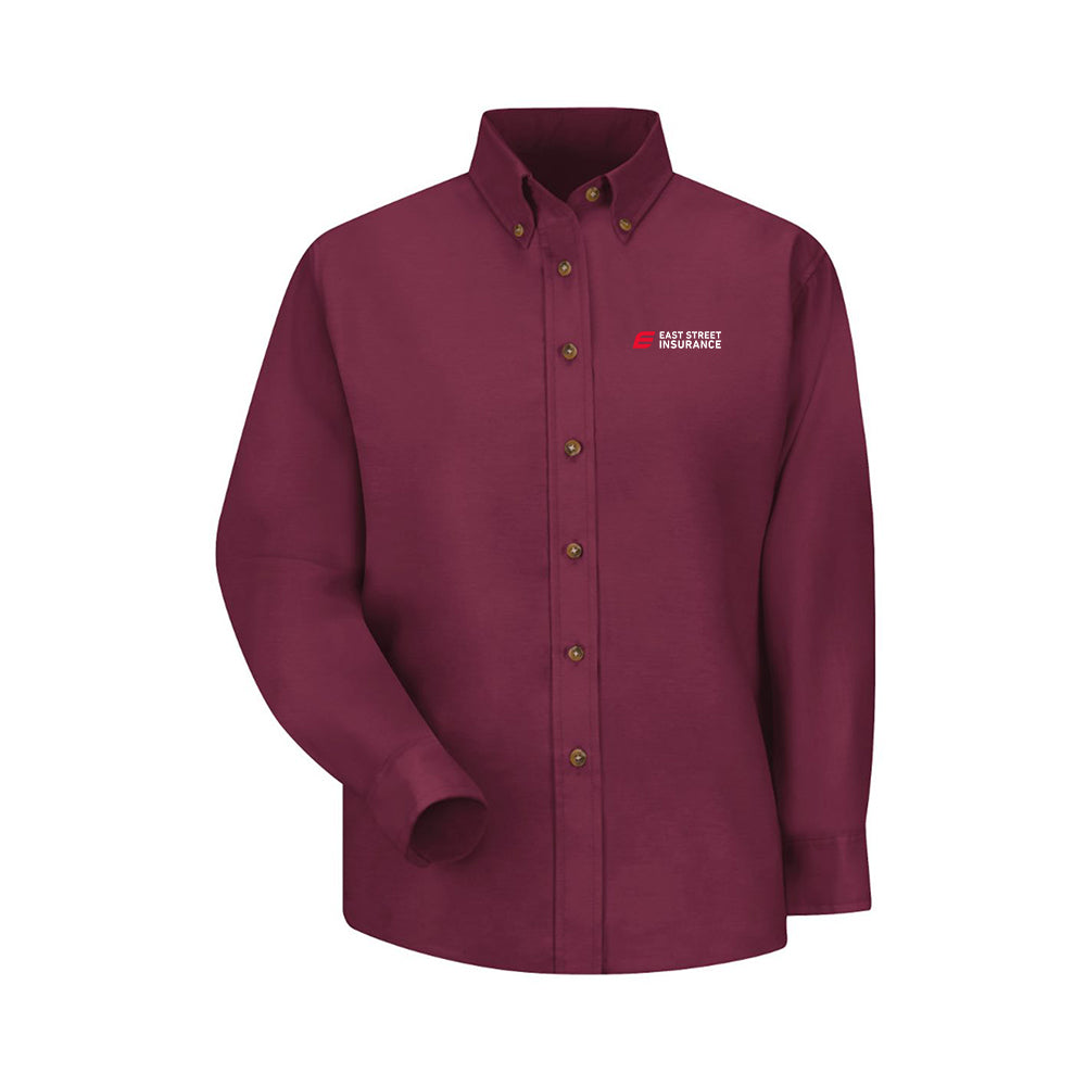 East Street - Red Kap Women's Long Sleeve Poplin Dress Shirt