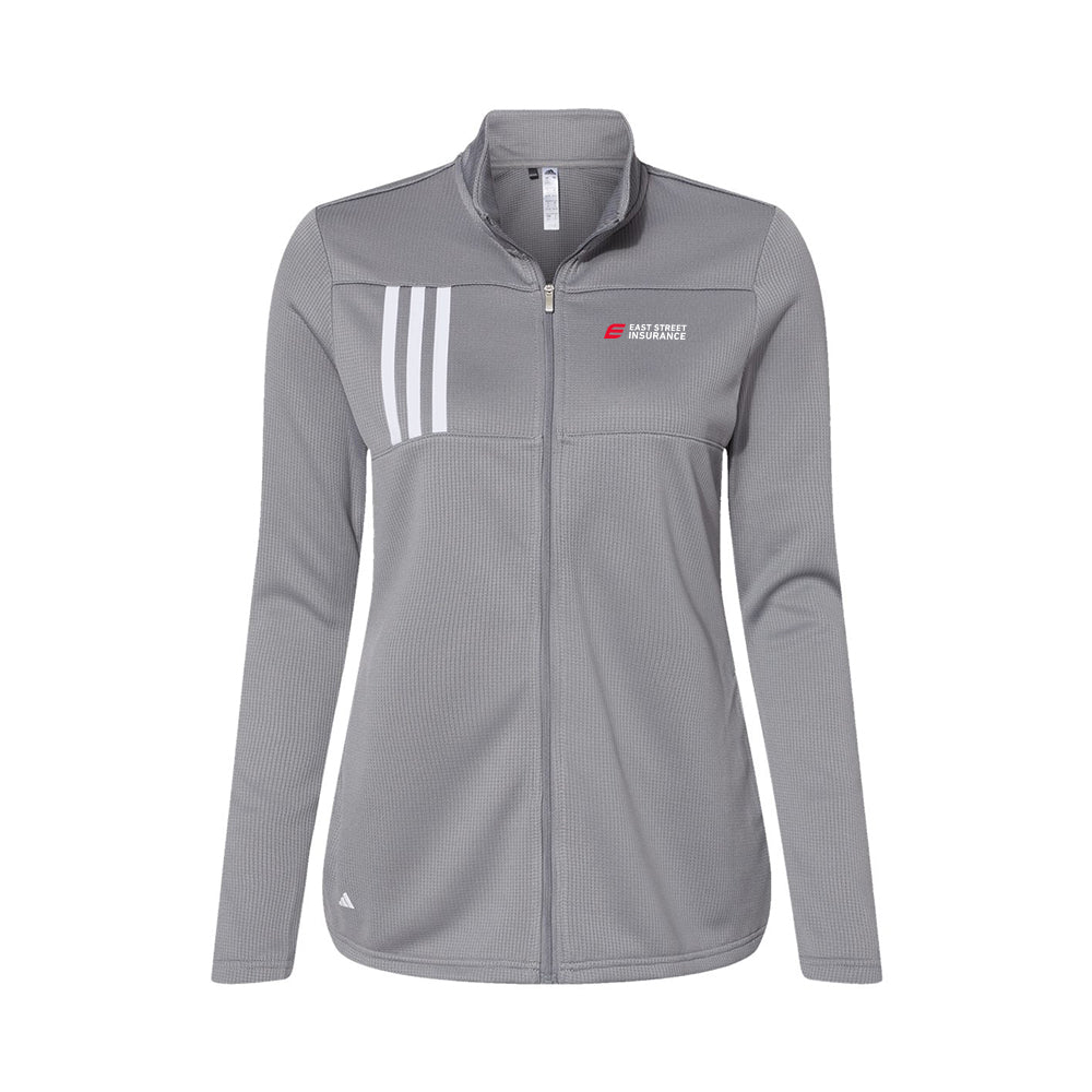 East Street - Adidas Women's 3-Stripes Double Knit Full-Zip