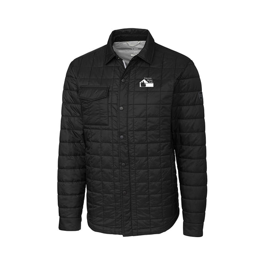 UHL - Cutter & Buck Rainier PrimaLoft Mens Eco Insulated Quilted Shirt Jacket Big & Tall