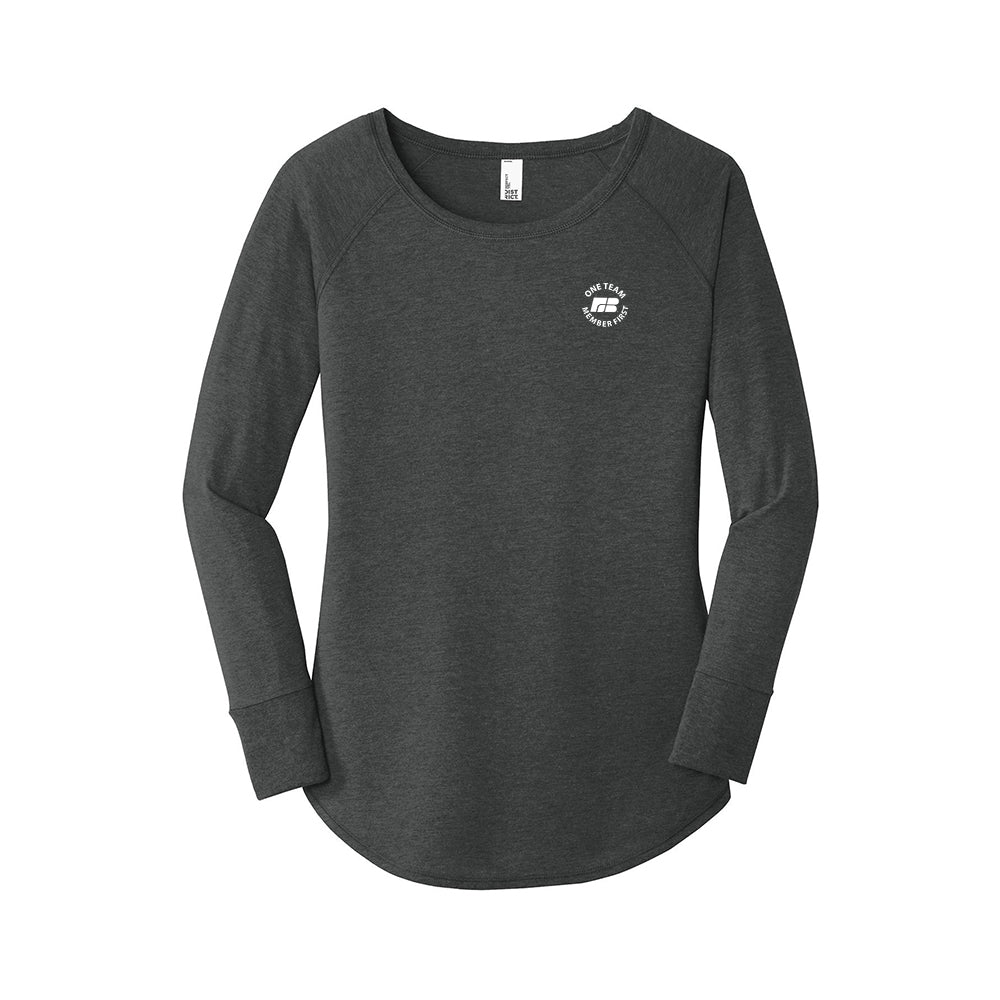 One Team - District Women's Perfect Tri Long Sleeve Tunic Tee