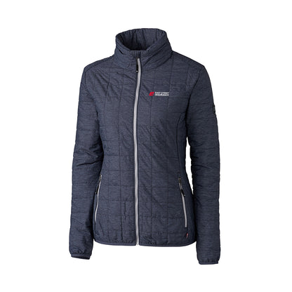 East Street - Cutter & Buck Rainier PrimaLoft Womens Eco Insulated Full Zip Puffer Jacket