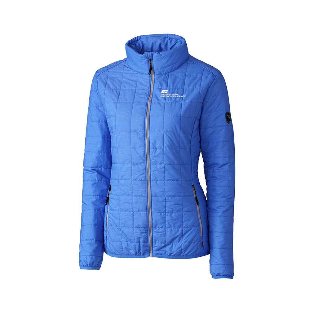 Tier 3 - Cutter & Buck Rainier PrimaLoft Womens Eco Insulated Full Zip Puffer Jacket