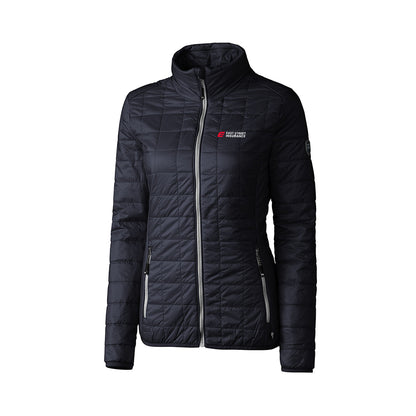 East Street - Cutter & Buck Rainier PrimaLoft Womens Eco Insulated Full Zip Puffer Jacket