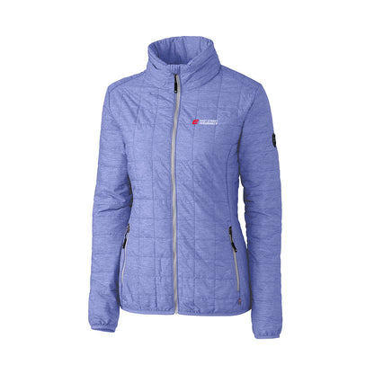 East Street - Cutter & Buck Rainier PrimaLoft Womens Eco Insulated Full Zip Puffer Jacket