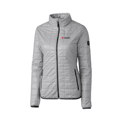 East Street - Cutter & Buck Rainier PrimaLoft Womens Eco Insulated Full Zip Puffer Jacket