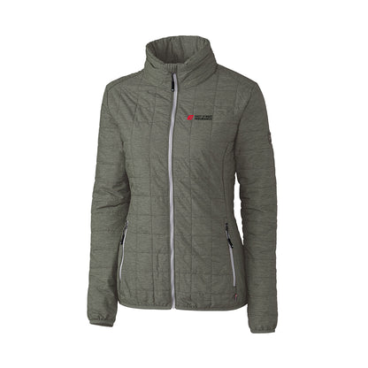 East Street - Cutter & Buck Rainier PrimaLoft Womens Eco Insulated Full Zip Puffer Jacket