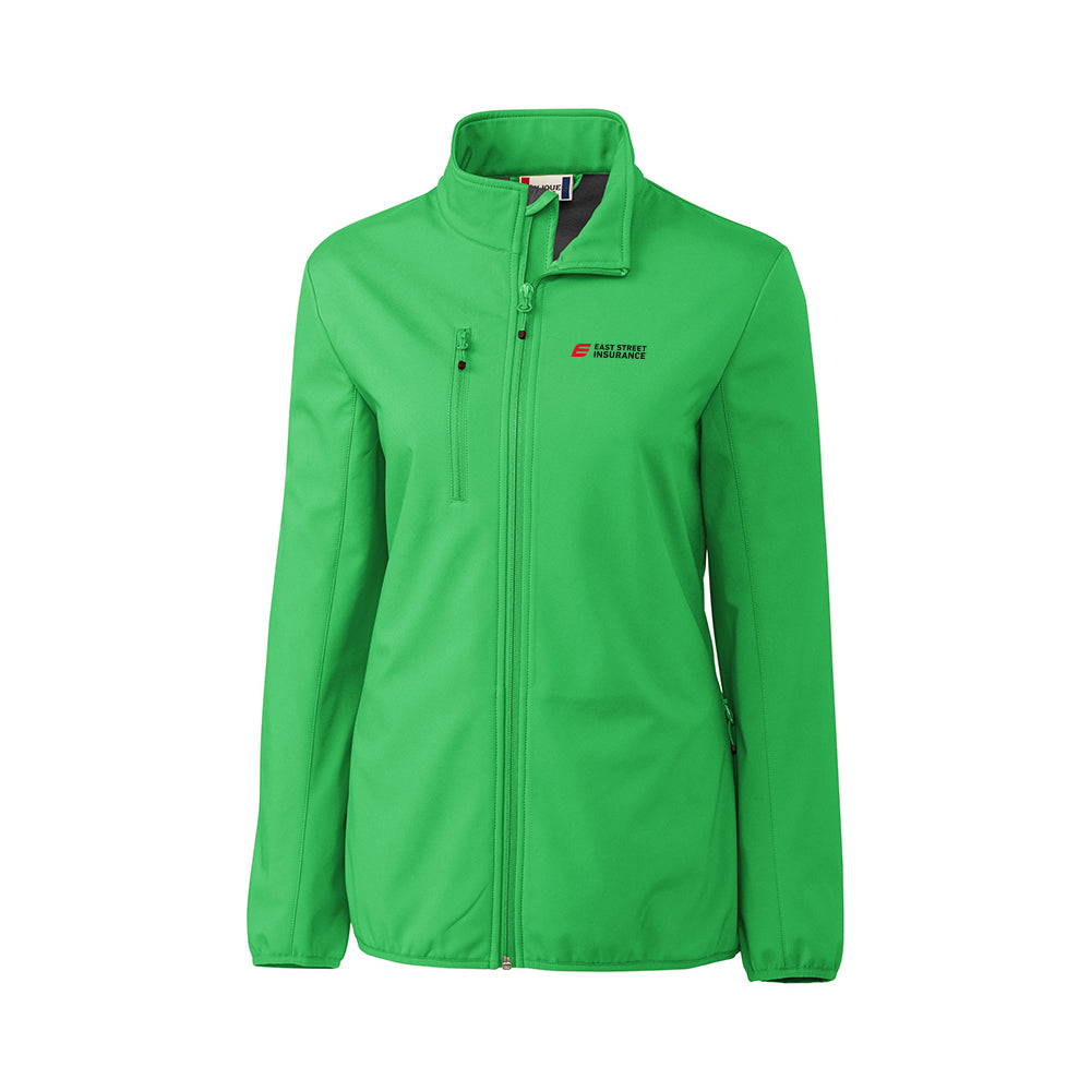 East Street - Clique Trail Stretch Softshell Full Zip Womens Jacket