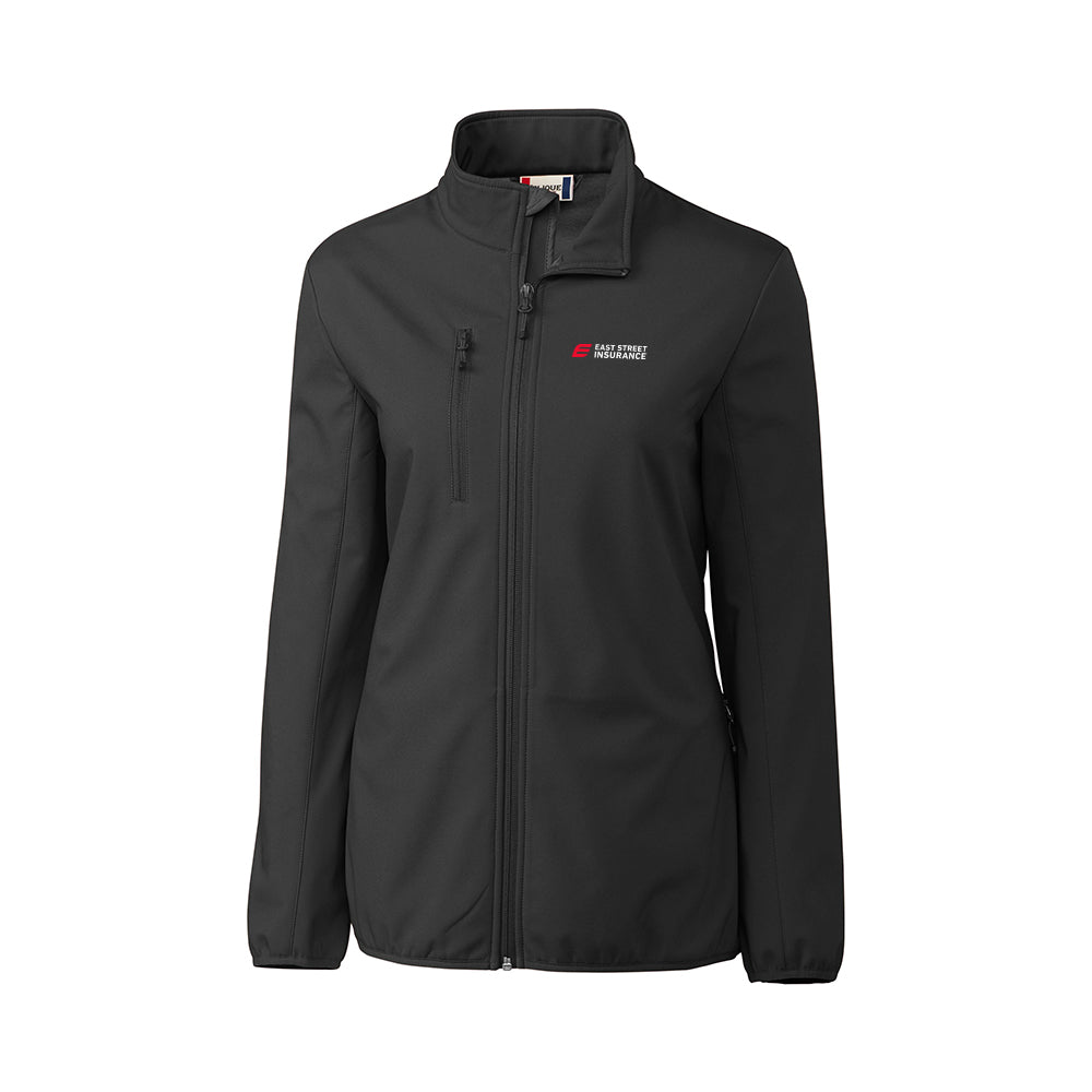 East Street - Clique Trail Stretch Softshell Full Zip Womens Jacket