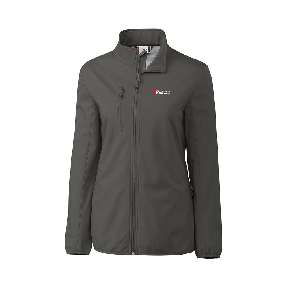 East Street - Clique Trail Stretch Softshell Full Zip Womens Jacket