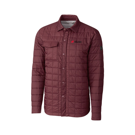 East Street - Cutter & Buck Rainier PrimaLoft Mens Eco Insulated Quilted Shirt Jacket