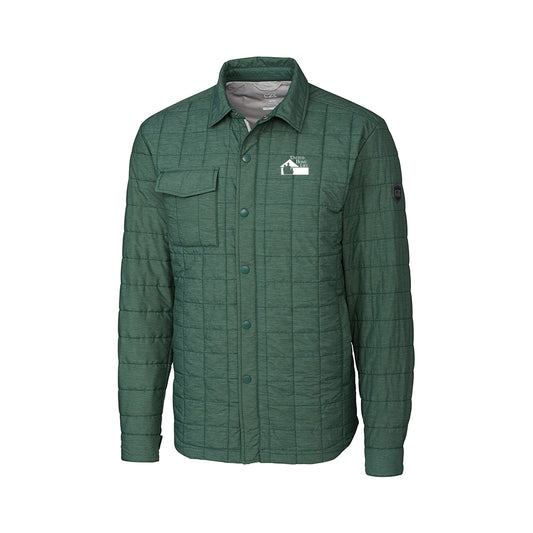 UHL - Cutter & Buck Rainier PrimaLoft Mens Eco Insulated Quilted Shirt Jacket