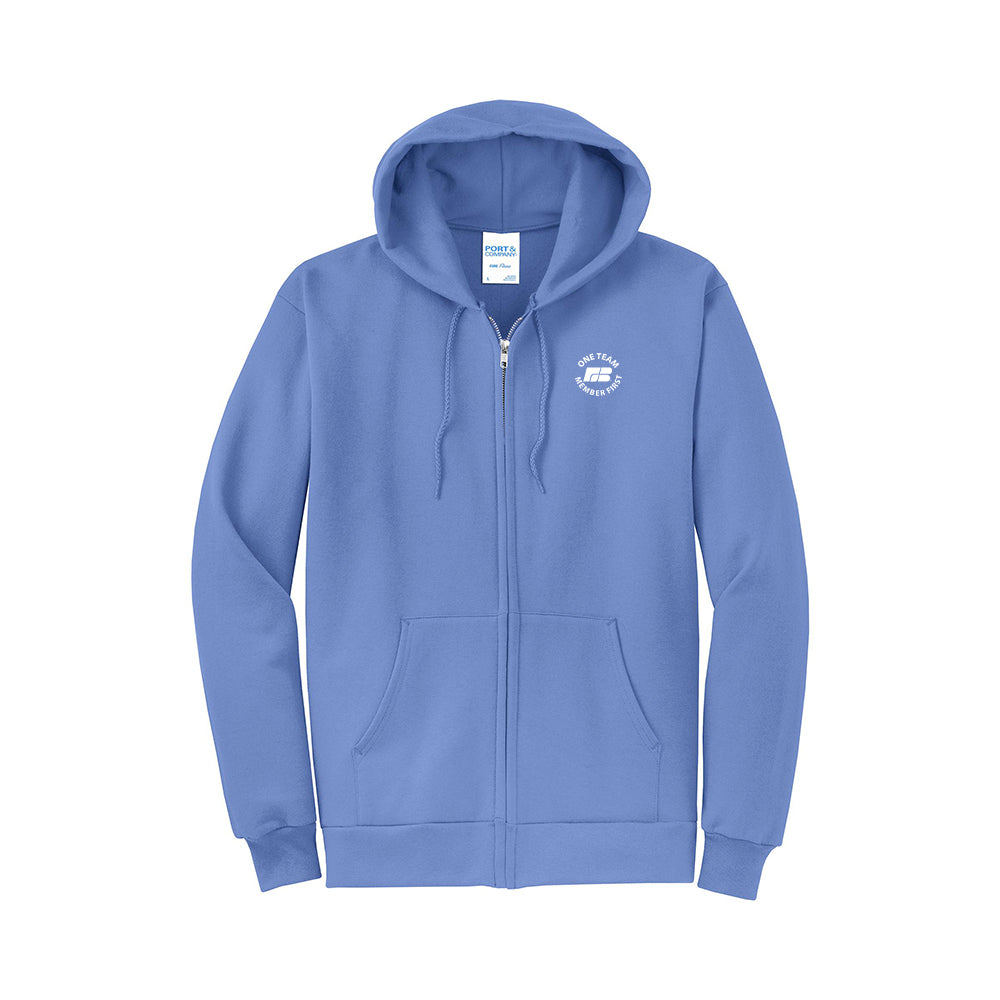 One Team - Port & Company - Core Fleece Full-Zip Hooded Sweatshirt