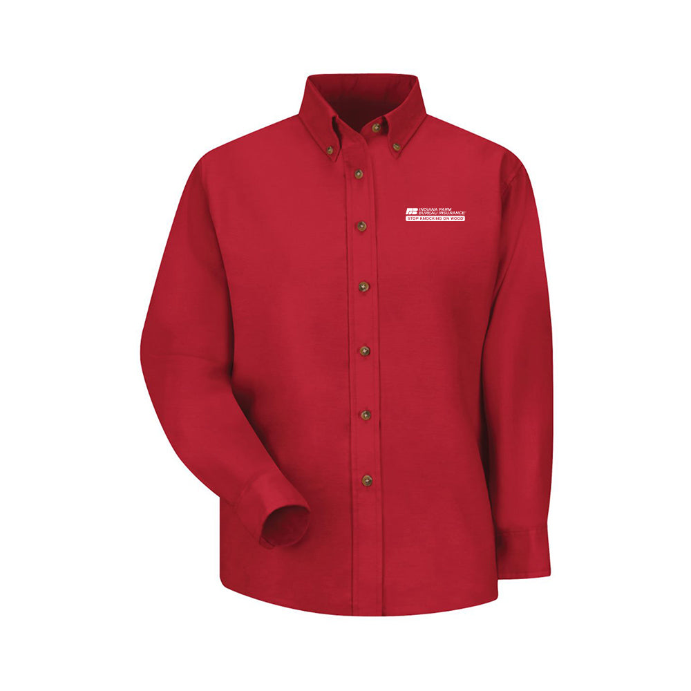 IFBI SKOW - Red Kap Women's Long Sleeve Poplin Dress Shirt