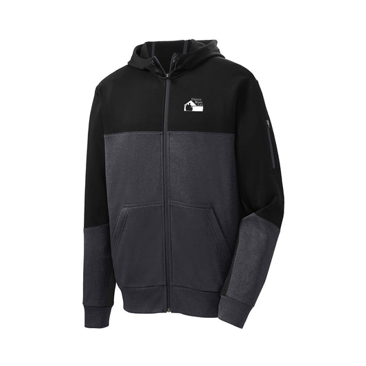 UHL - Sport-Tek Tech Fleece Colorblock Full-Zip Hooded Jacket